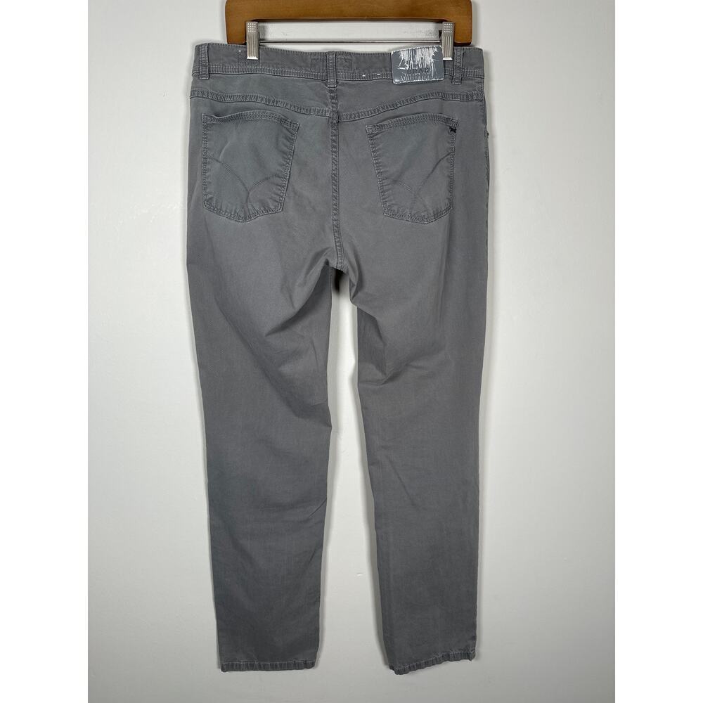 Brax Cooper Fancy Regular 33/30 Gray Comfort Chino Office Casual - Picture 4 of 9